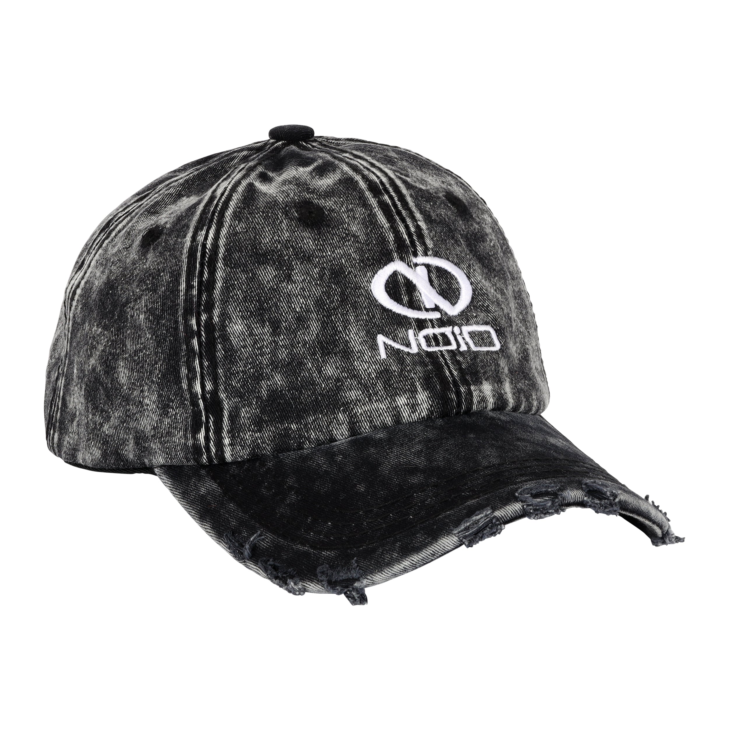 BLACK DISTRESSED CAP