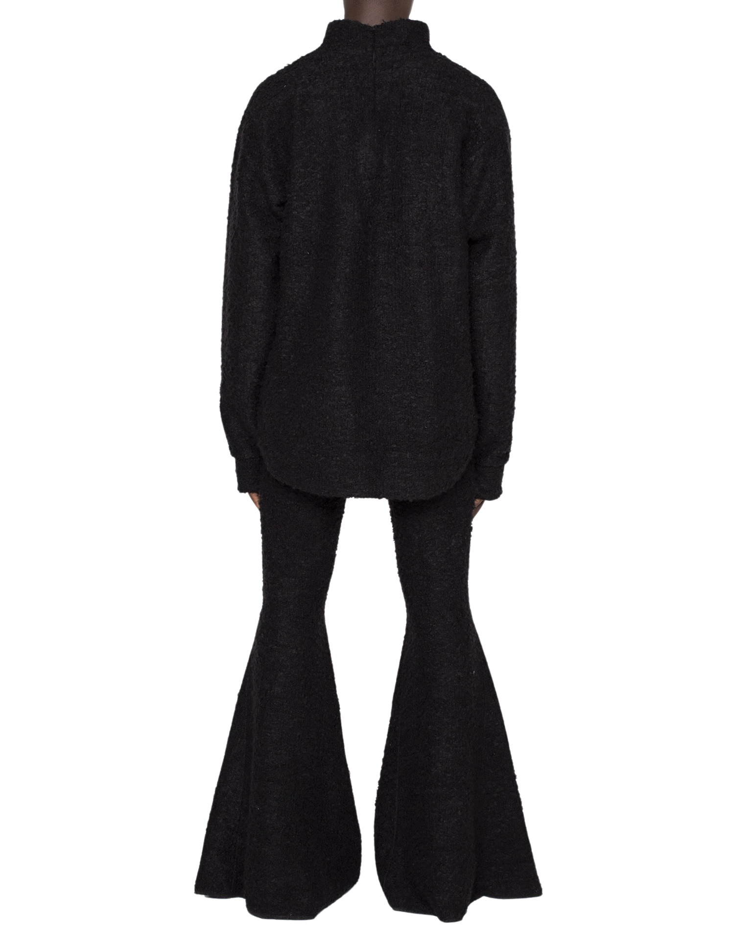 BOUCLE FLARED PANTS