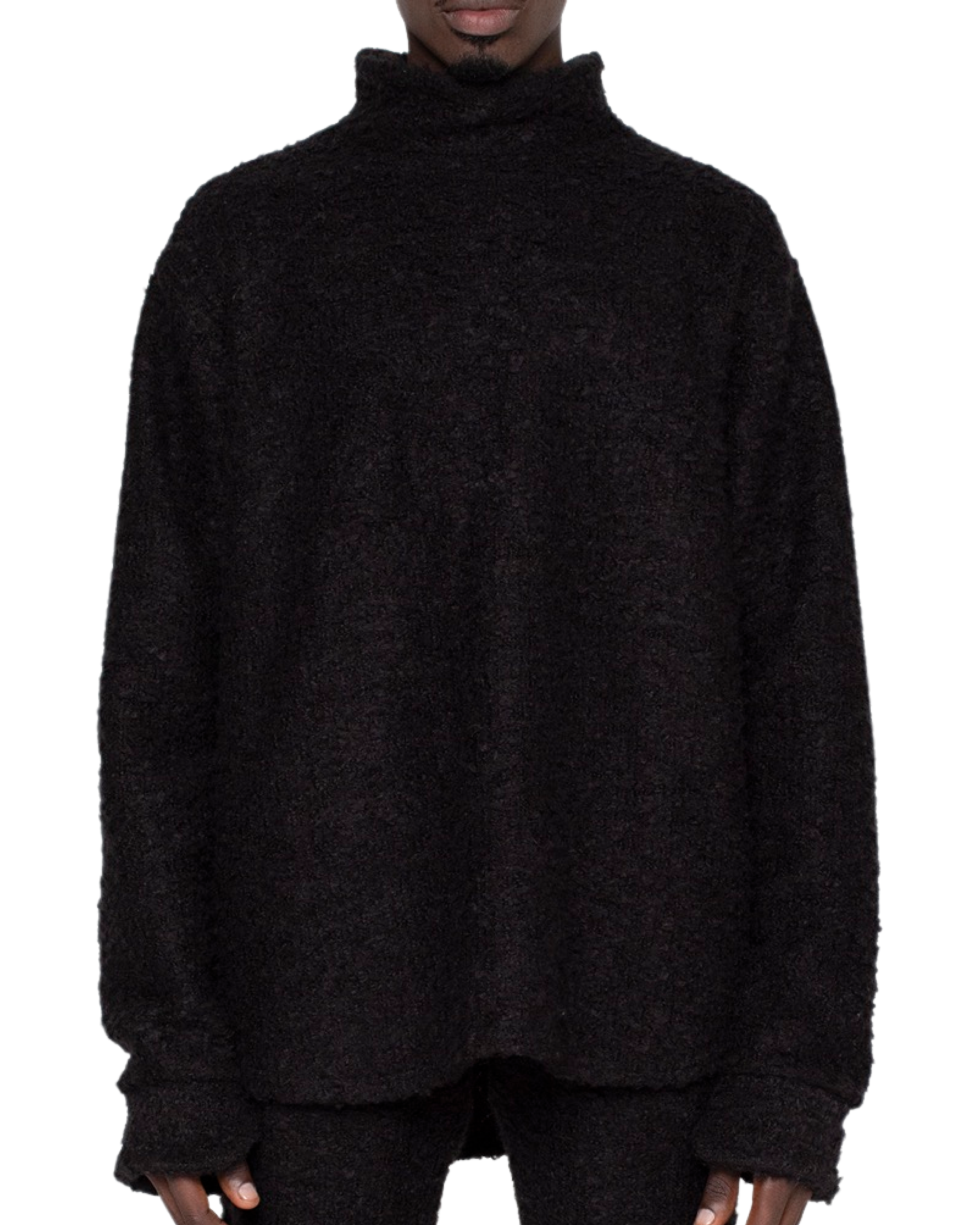 BOUCLE MOCK TURTLE NECK
