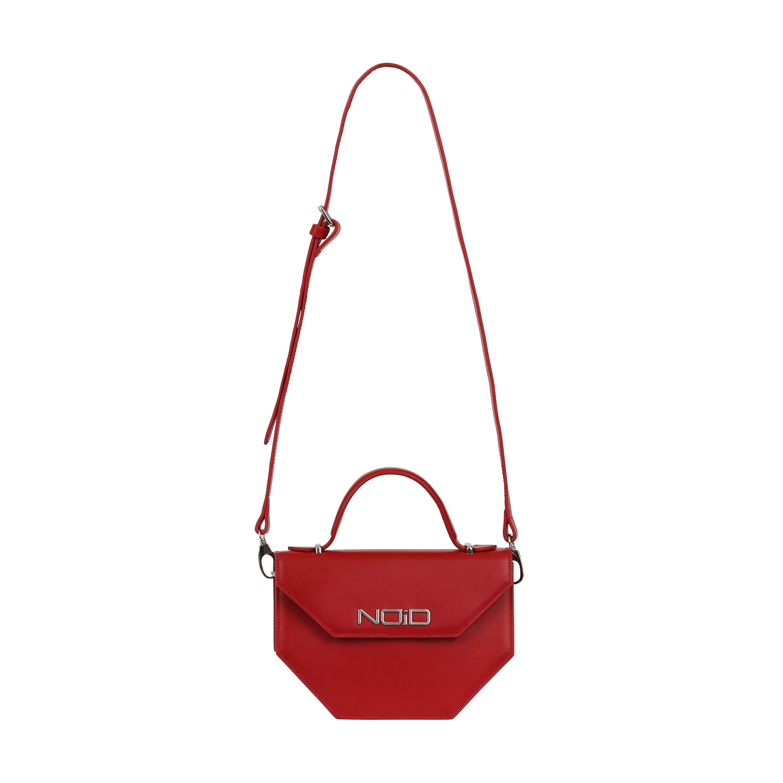 HEX BAG IN CRIMSON