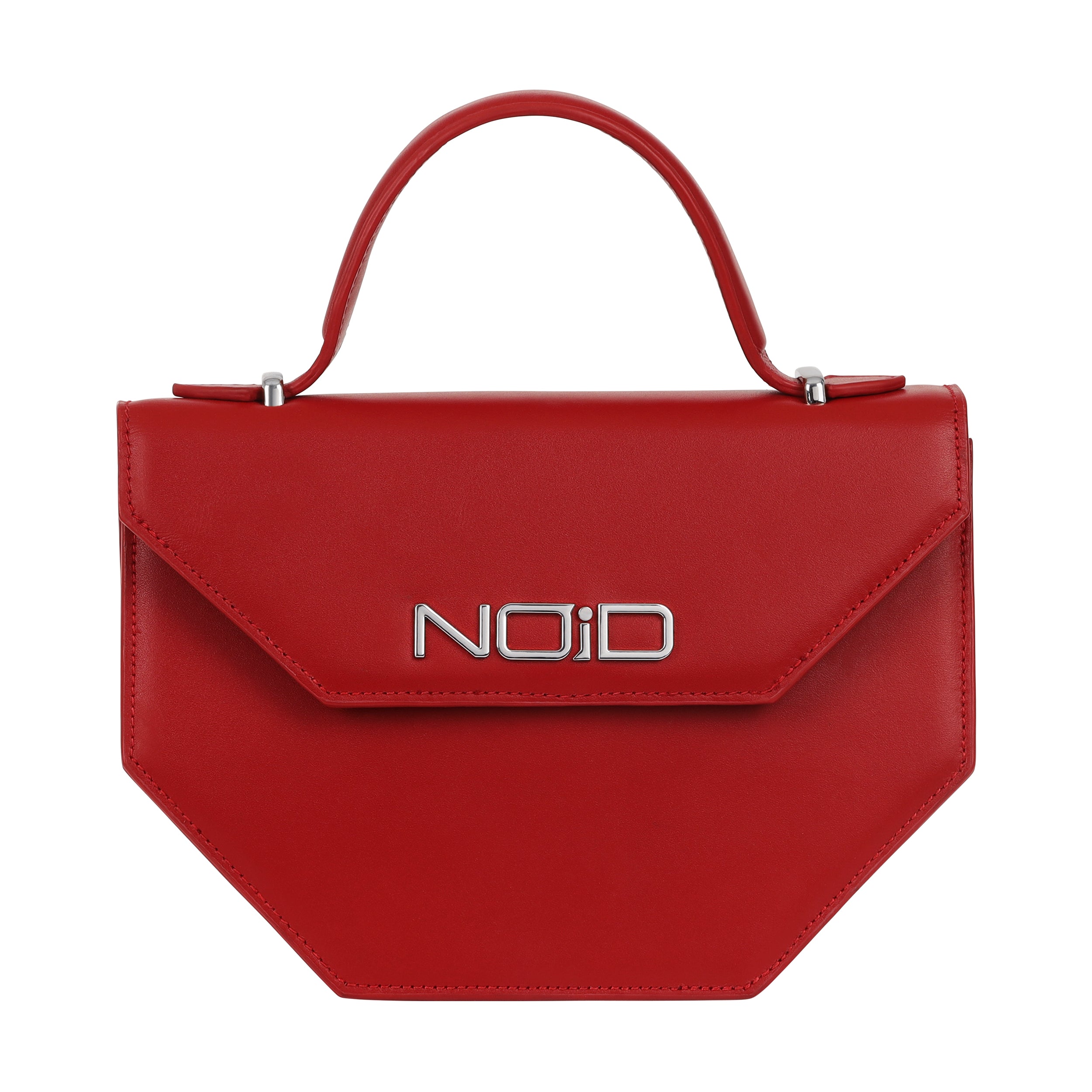 HEX BAG IN CRIMSON