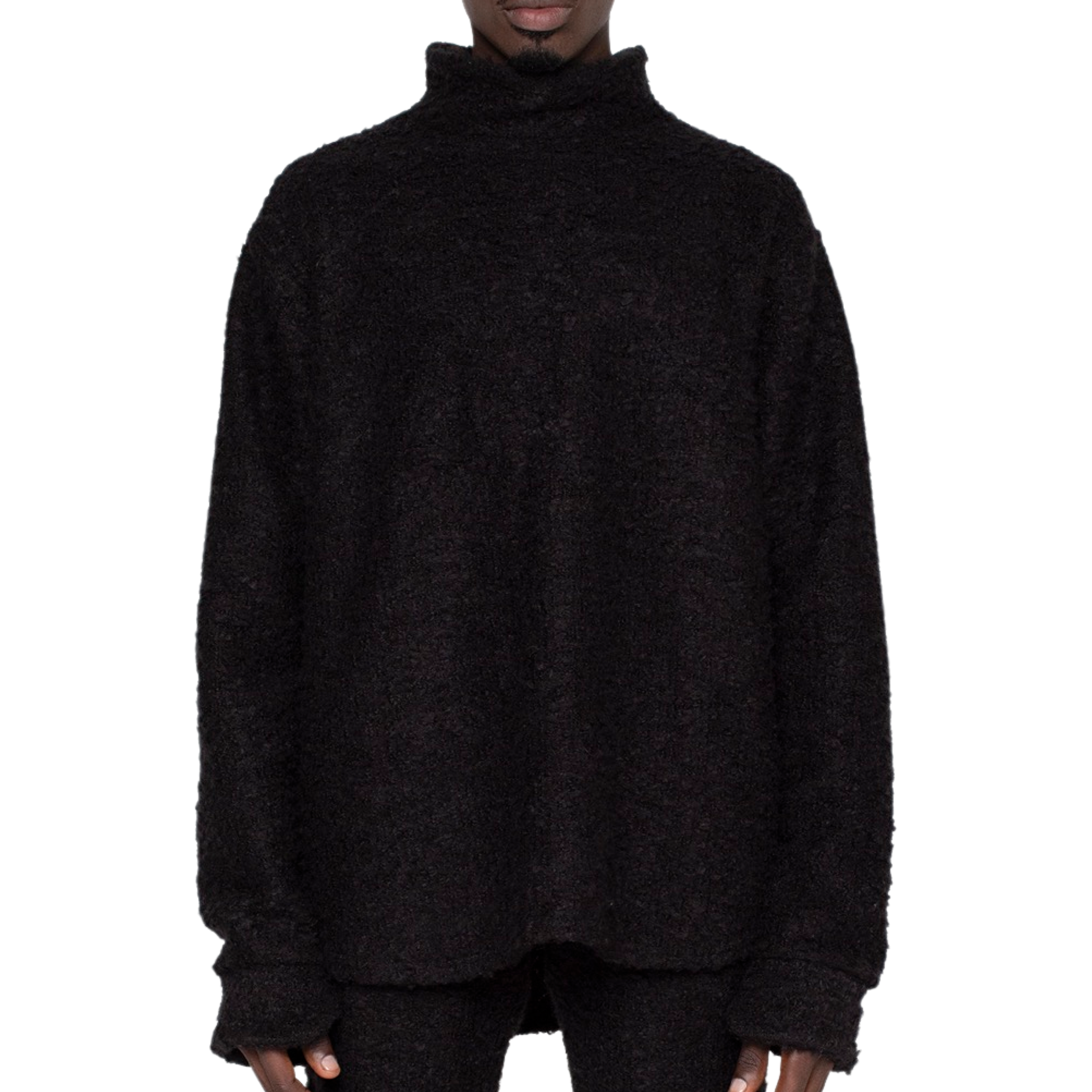 BOUCLE MOCK TURTLE NECK